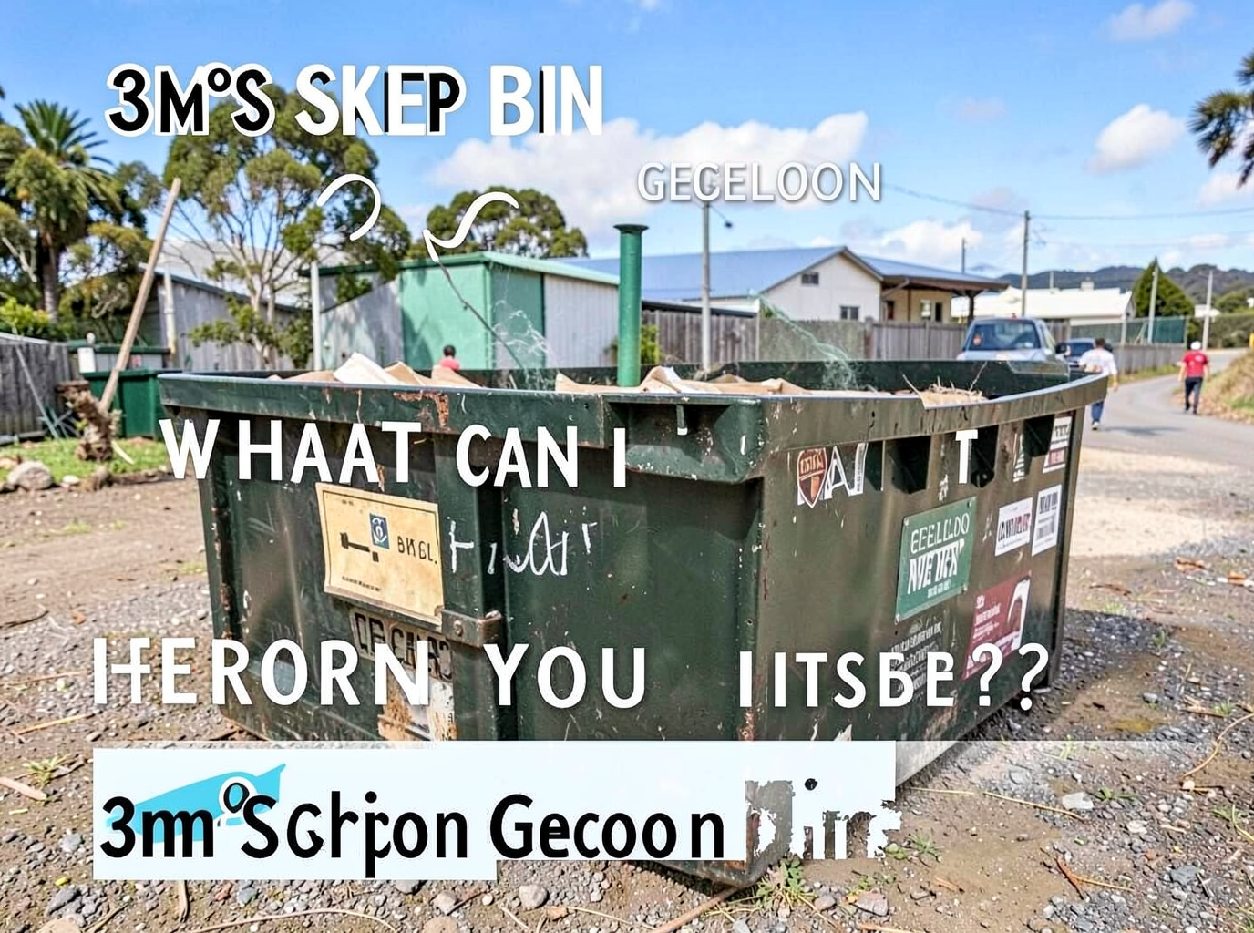 3m³ Skip Bin Geelong: What Can You Fit Inside?