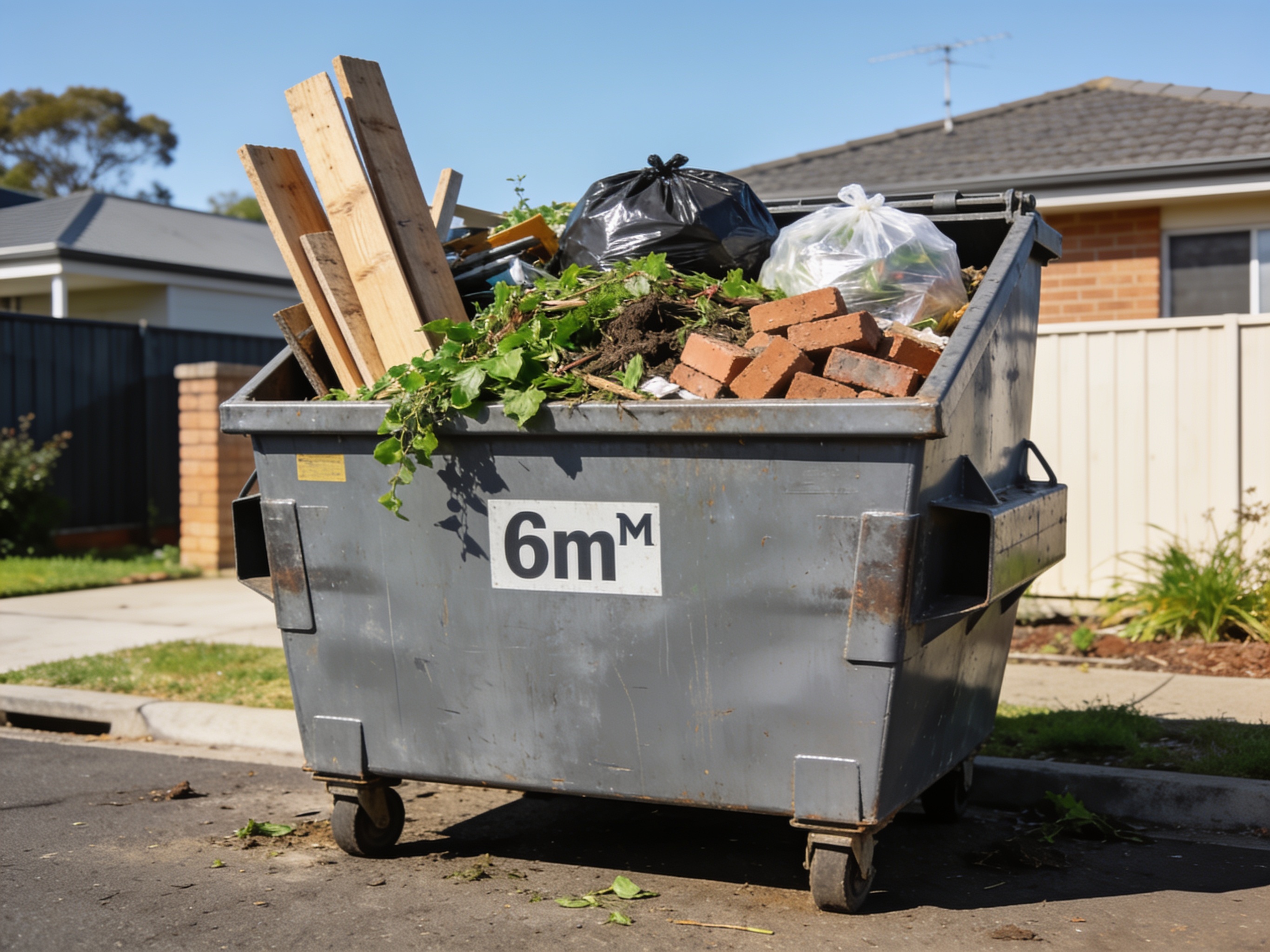 6m³ Skip Bin Geelong: What Can It Hold?