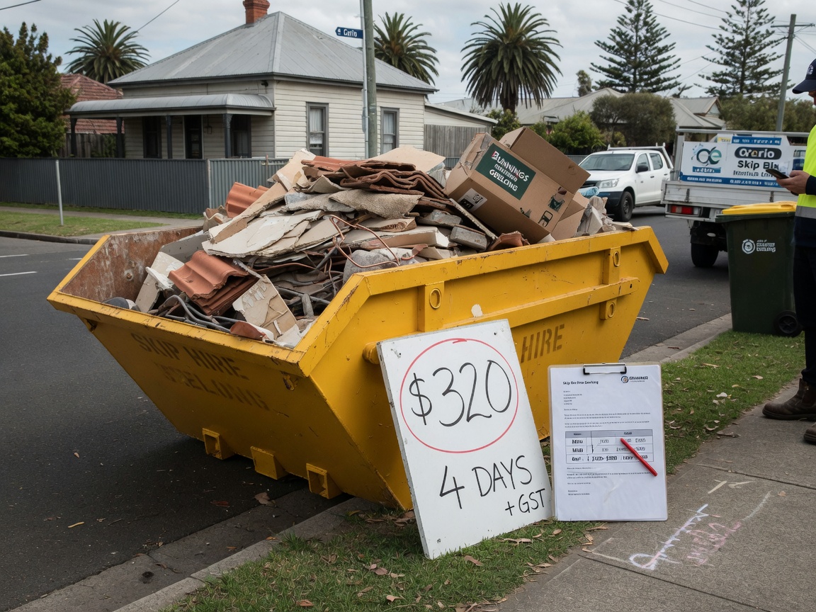 How Much Does Skip Bin Hire Cost in Geelong?