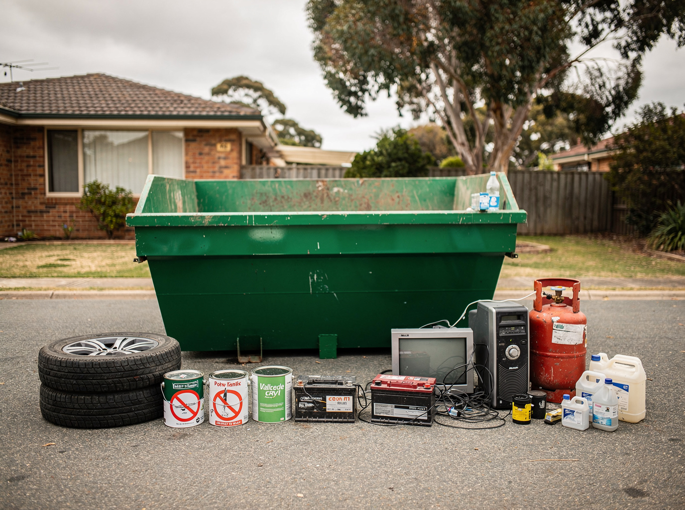 What Can't You Put in a Skip Bin in Geelong?