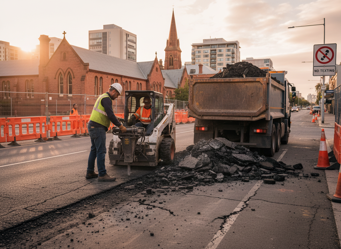 Asphalt Waste Removal in Geelong