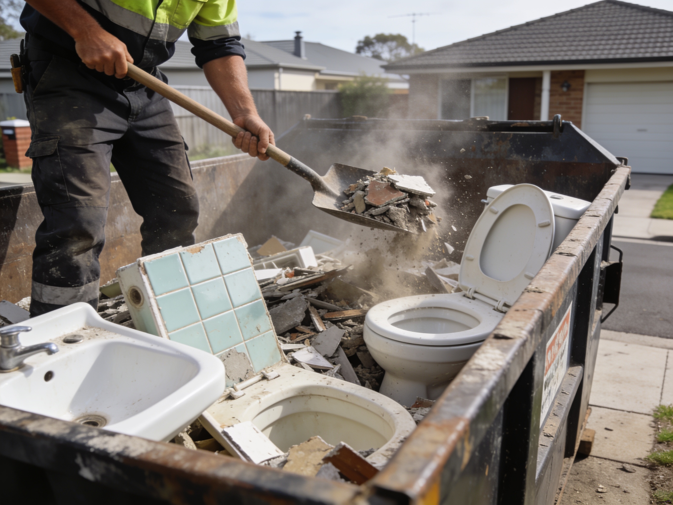 Bathroom Renovation Skip Hire in Geelong