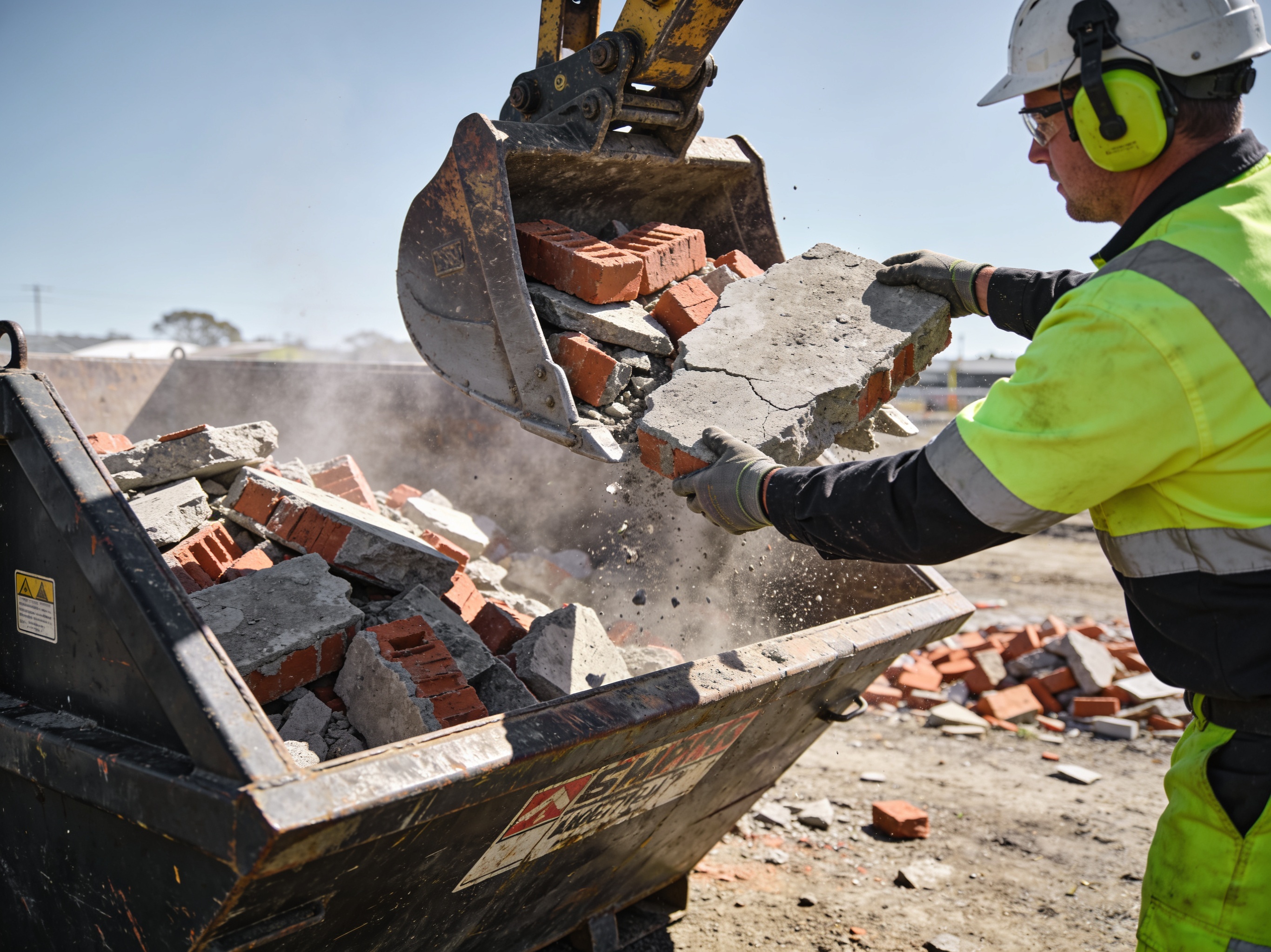 Concrete And Brick Skip Hire in Geelong