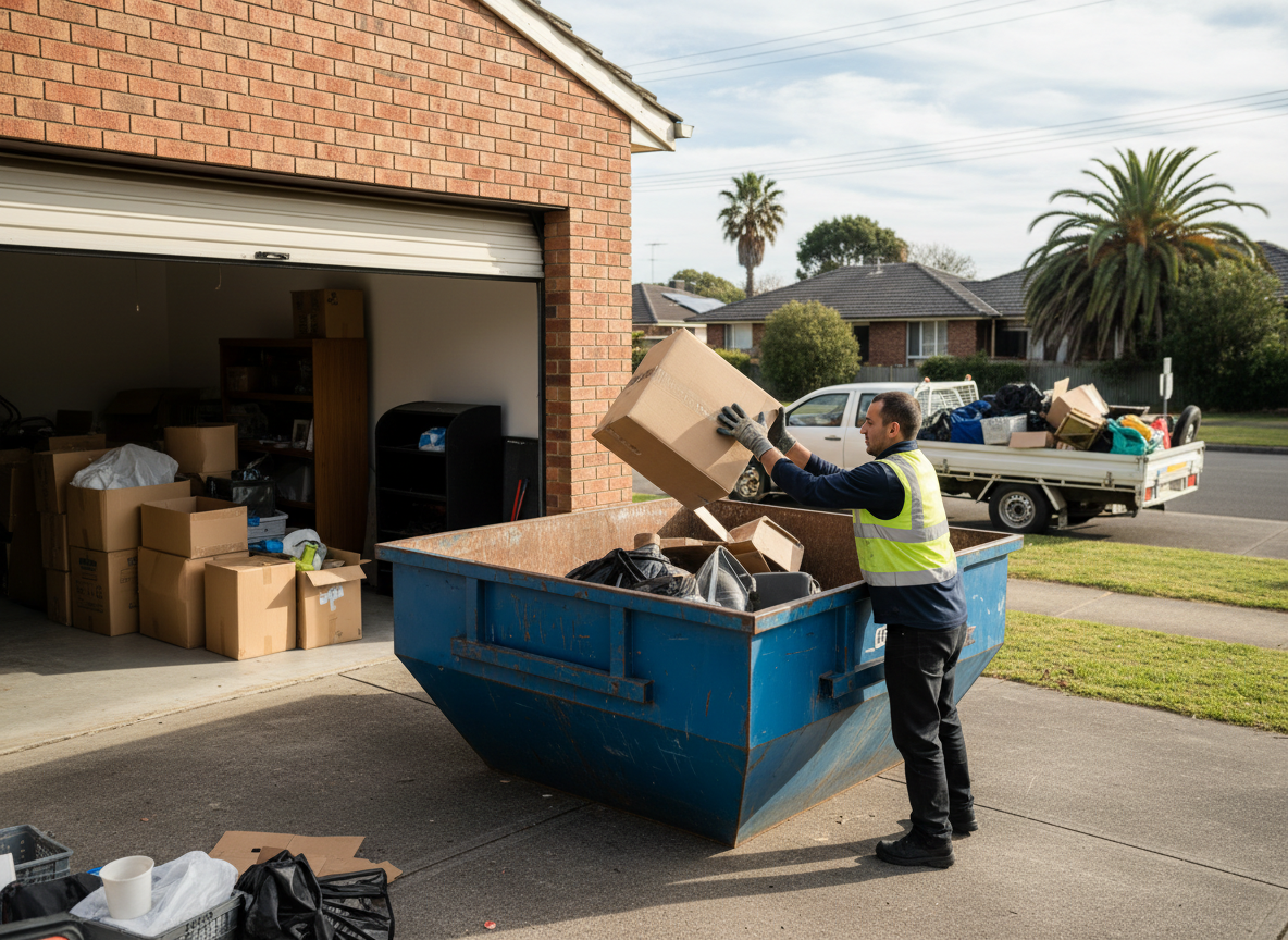 Garage Cleanout Skip Hire in Geelong