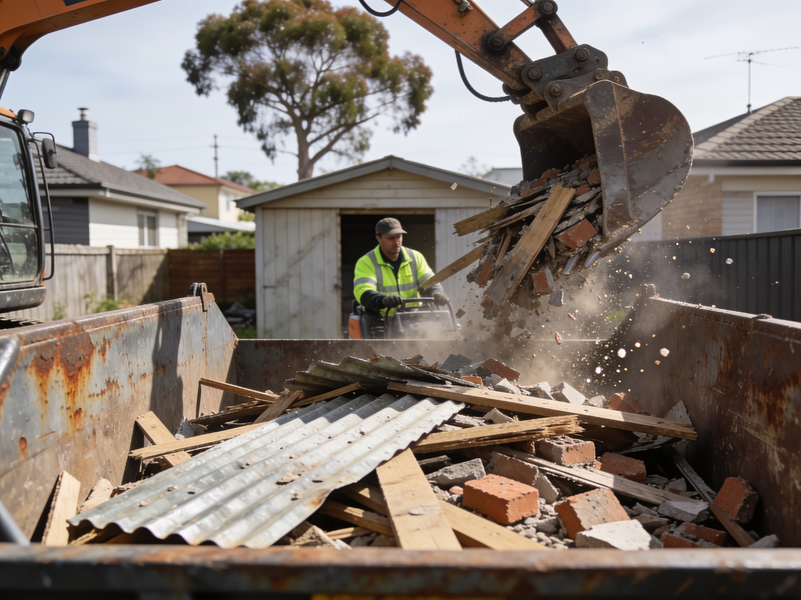 Shed Demolition Waste Skip Hire in Geelong