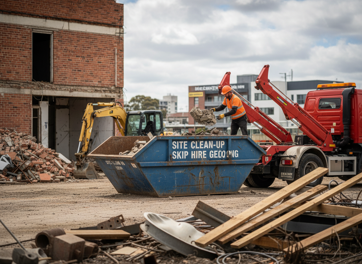 Site Clean-Up Skip Hire in Geelong